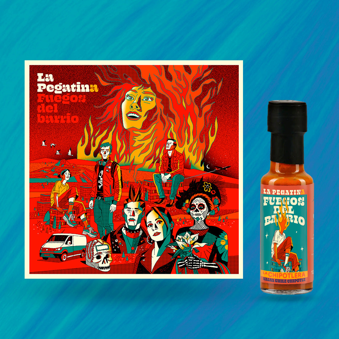 CD 'Fuegos del barrio' + Salsa picant (Prevenda)