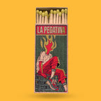 la pegatina caja de cerillas fuegos del barrio