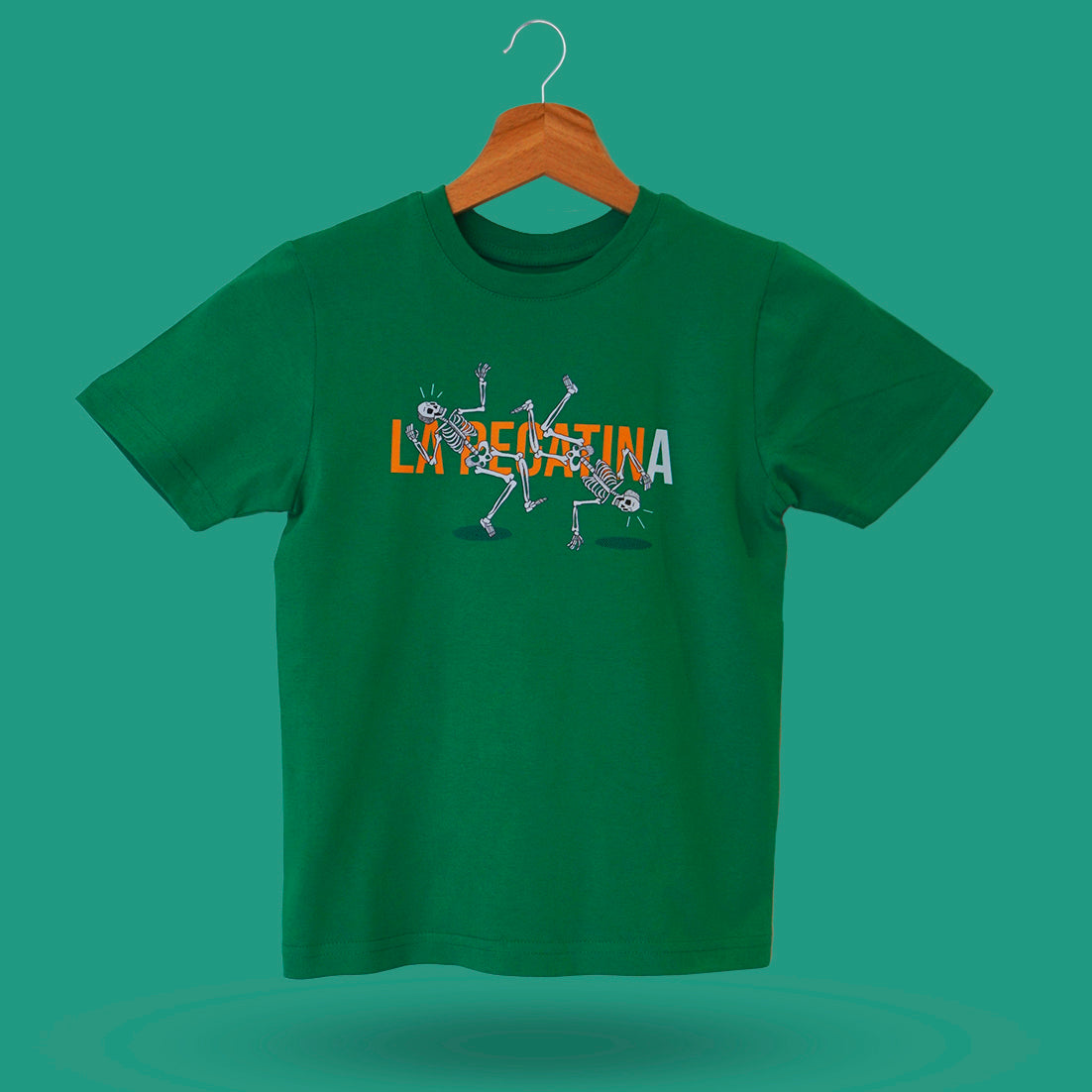 la pegatina camiseta esqueletos 5 6 años
