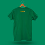 la pegatina camiseta verde esqueletos back