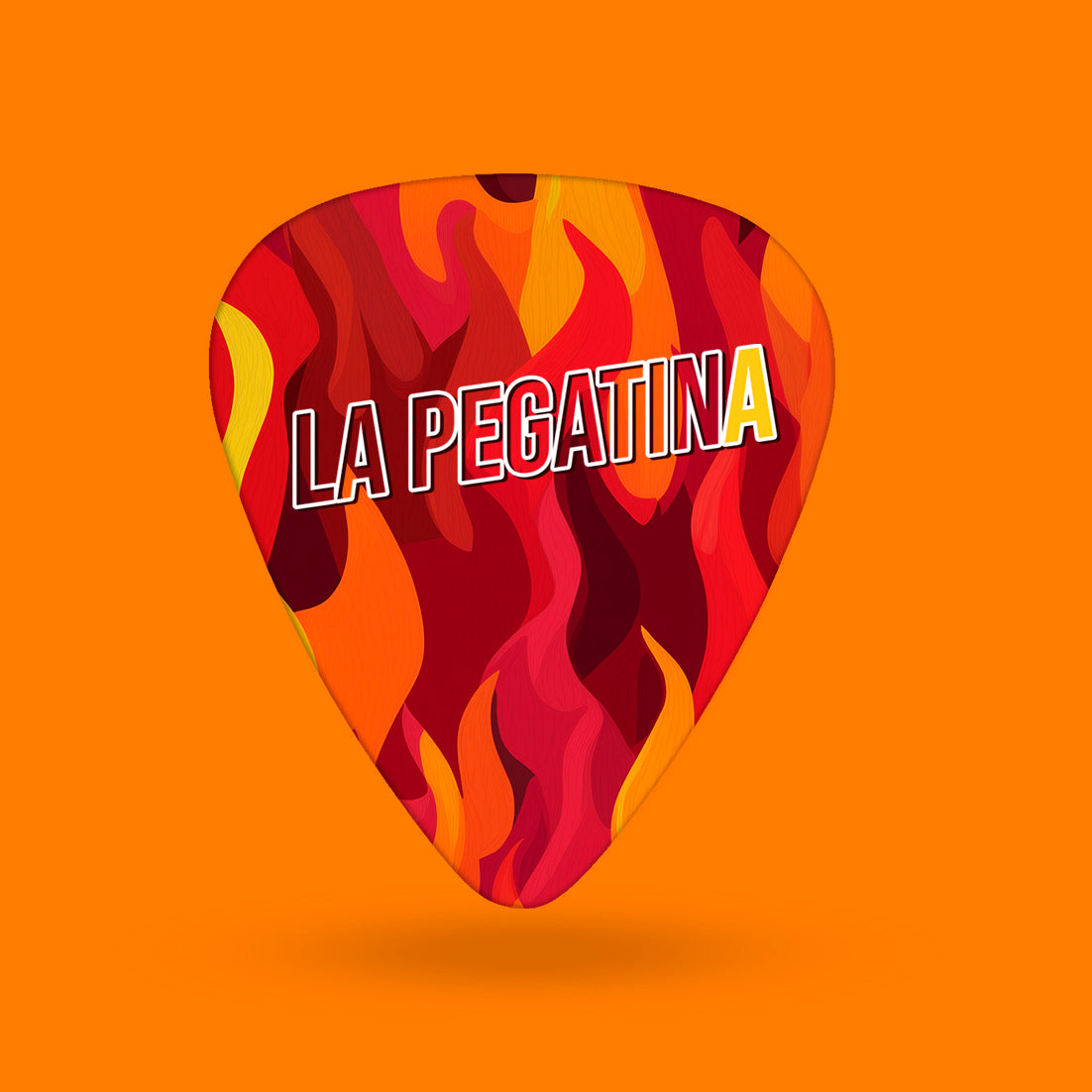 la pegatina pua fuego
