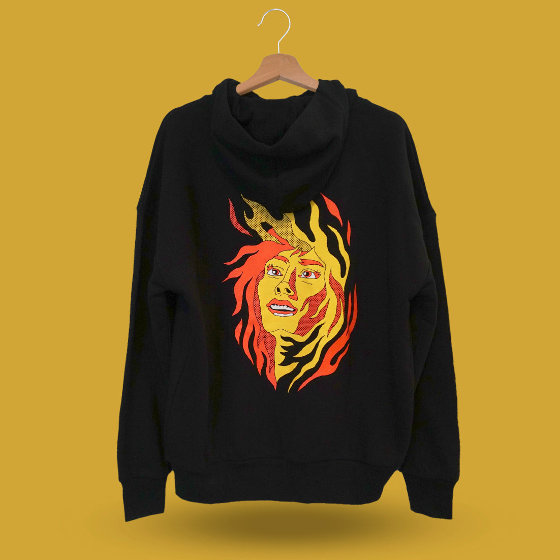 la pegatina Sudadera Fuegos del barrio